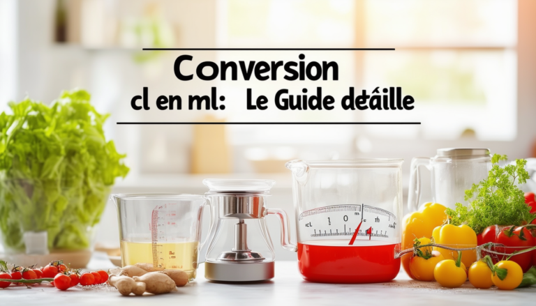 découvrez notre guide détaillé sur la conversion des centilitres en millilitres. apprenez des méthodes simples et efficaces pour effectuer cette conversion facilement et avec précision.